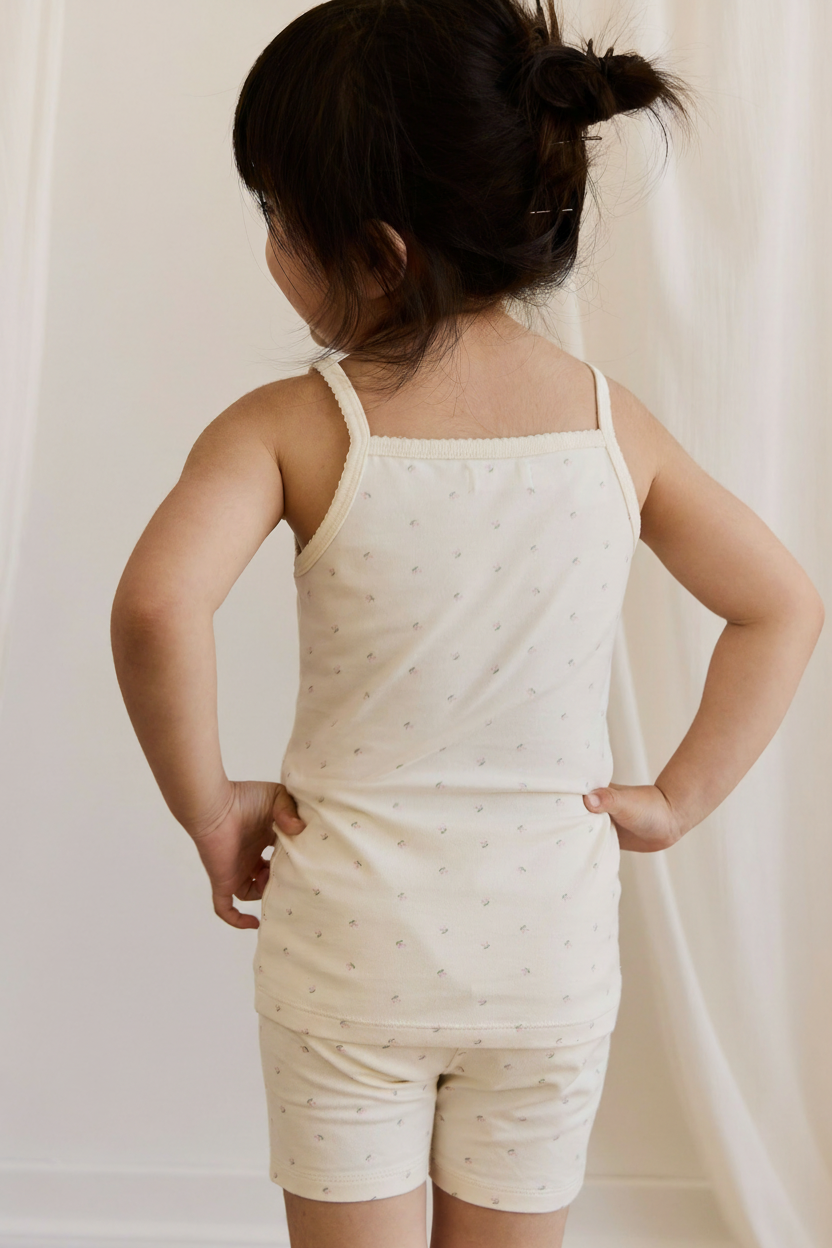 Organic Cotton Baby Pajama Set - Cherry Print - Kumfy Kids