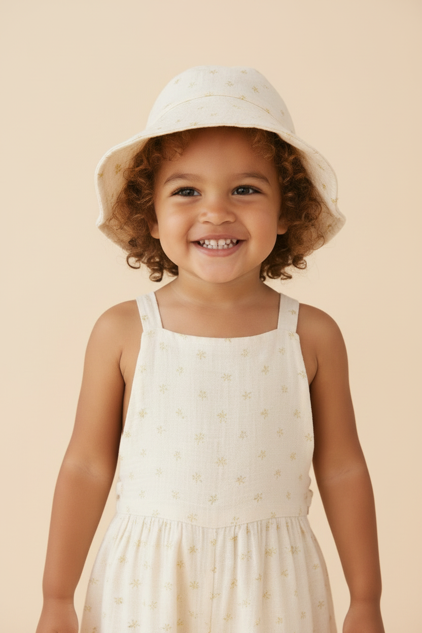 Cotton Muslin Baby Romper - Ditsy Floral - Kumfy Kids (3)