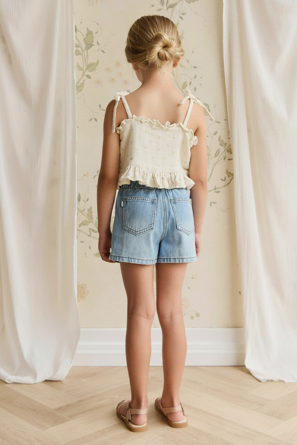Cotton Muslin Baby Top - Ditsy Floral