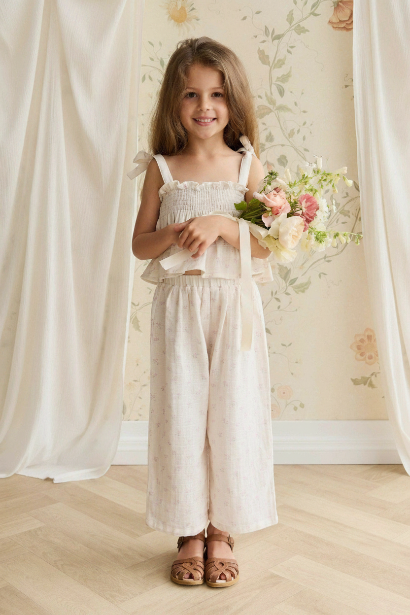 Cotton Muslin Baby Top - Soft Pink - Kumfy Kids (4)