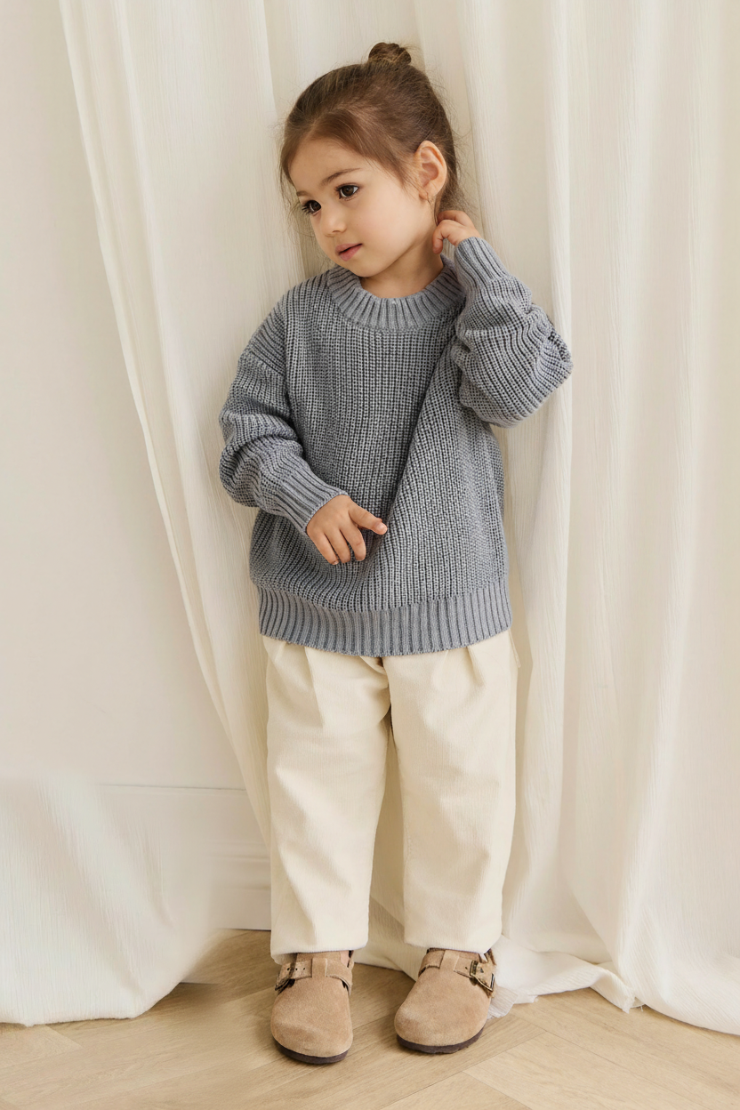 Cotton Baby Pants - Soft White - Kumfy Kids (5)