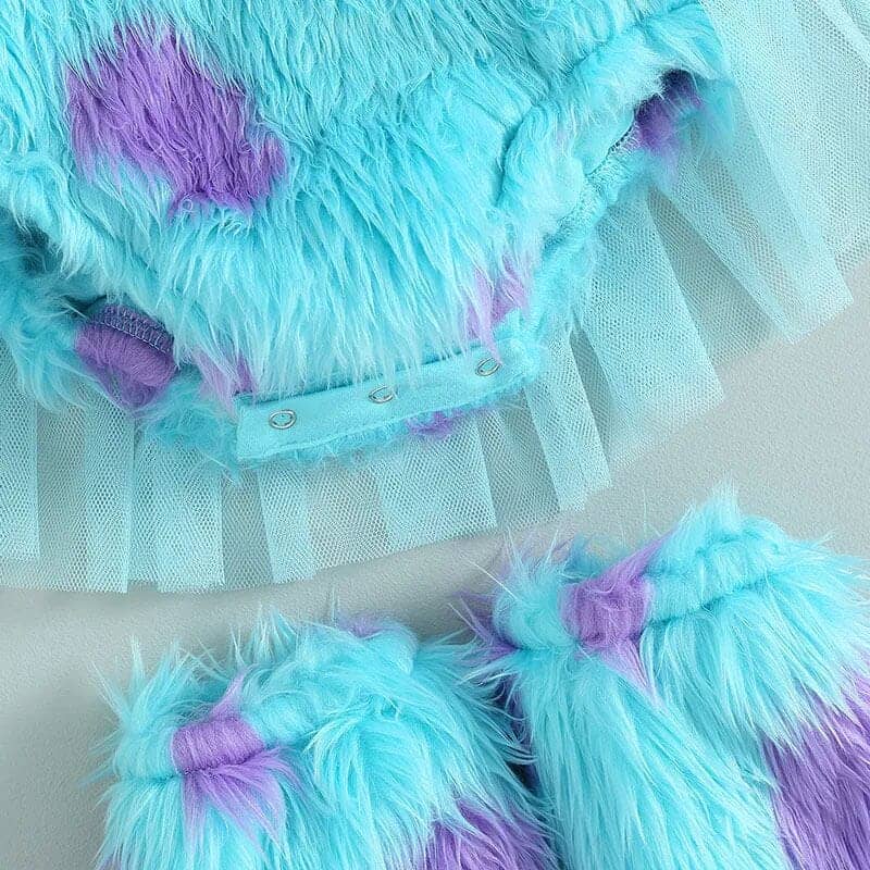 Backless Fluffy Tutu Baby Romper Costume - Kumfy Kids (3)
