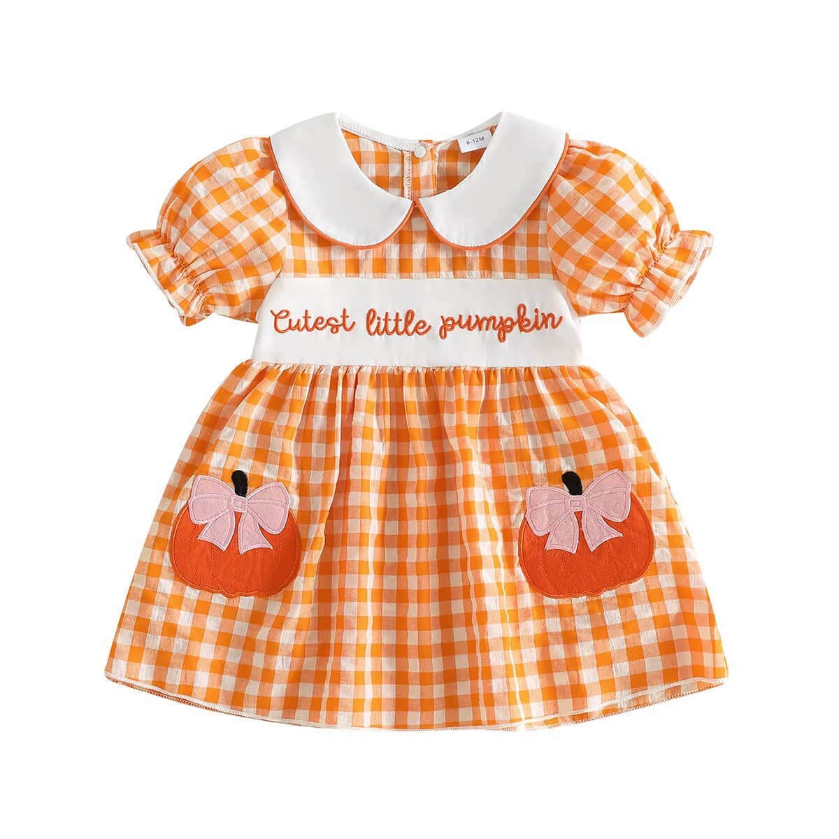 Cutest Little Pumpkin Collar Toddler Dress - Kumfy Kids