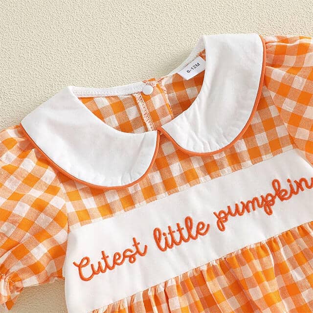 Cutest Little Pumpkin Collar Toddler Dress - Kumfy Kids (2)