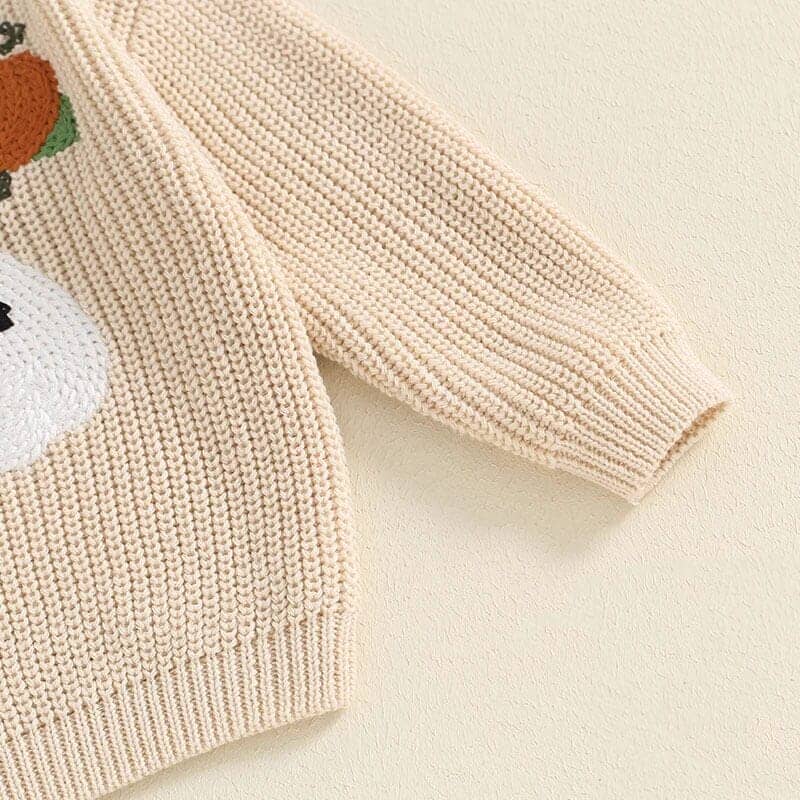 Halloween Boo Knit Baby Sweater - Kumfy Kids (3)