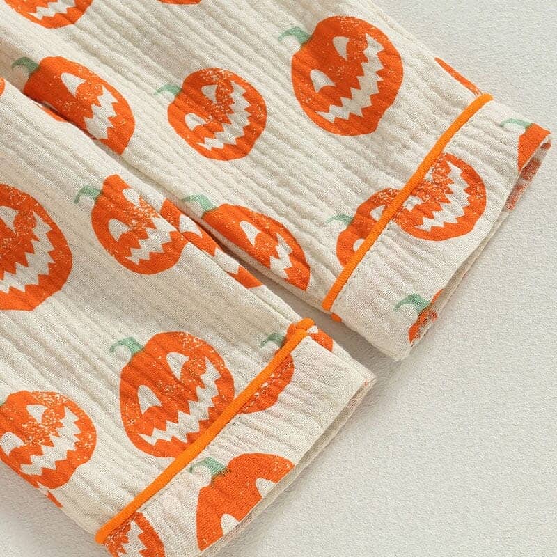 Halloween Pumpkins Toddler Pajama Set - Kumfy Kids (6)