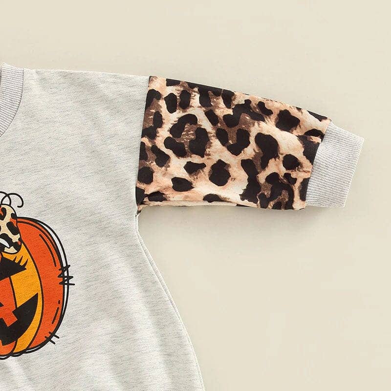 Leopard Pumpkin Baby Bodysuit - Kumfy Kids (4)