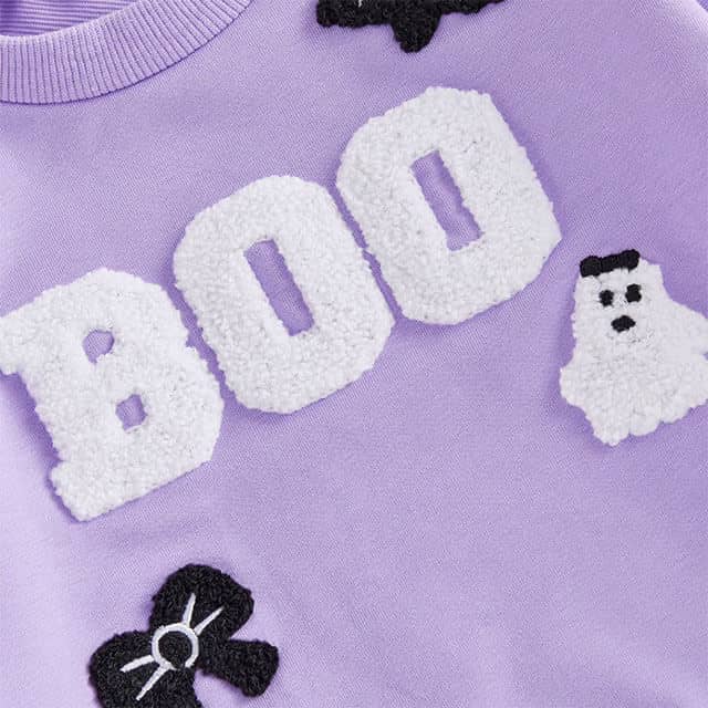 Long Sleeve Boo Skirt Toddler Set - Kumfy Kids (2)