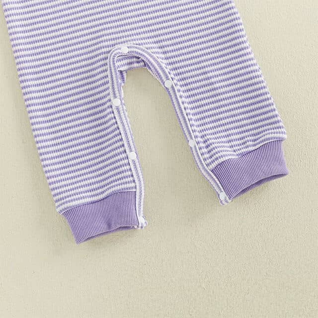 Long Sleeve Halloween Striped Baby Jumpsuit - Kumfy Kids (3)