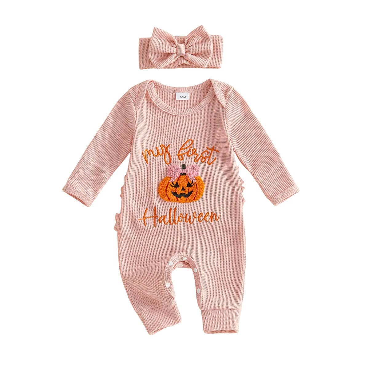 Long Sleeve My First Halloween Baby Jumpsuit