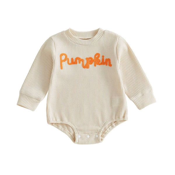 Long Sleeve Pumpkin Baby Bodysuit