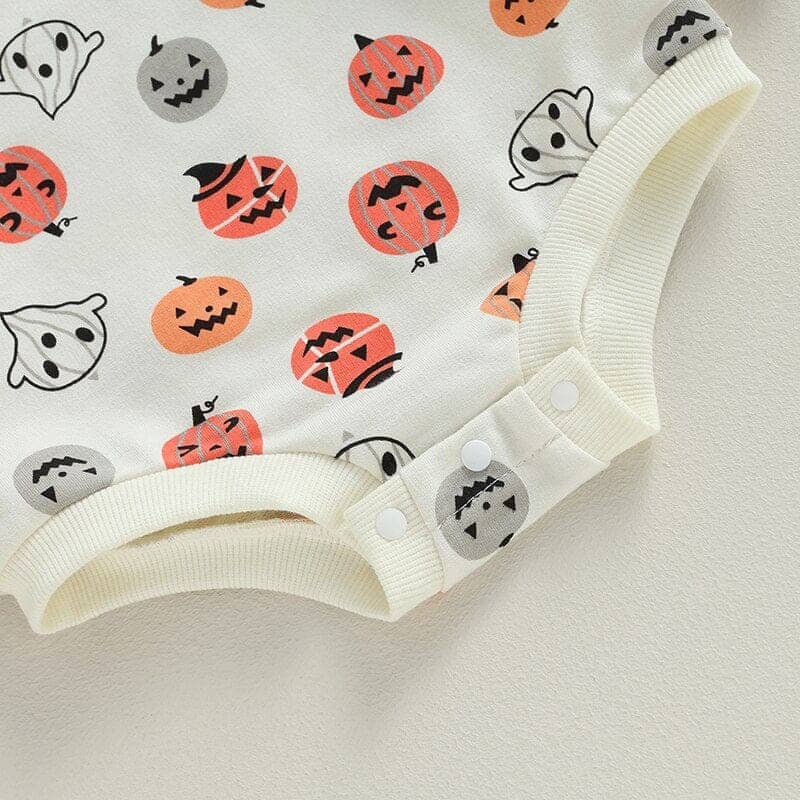Long Sleeve Pumpkins Baby Bodysuit - Kumfy Kids (4)