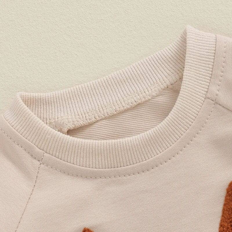 Pumpkin Face Toddler Sweatshirt - Kumfy Kids (2)