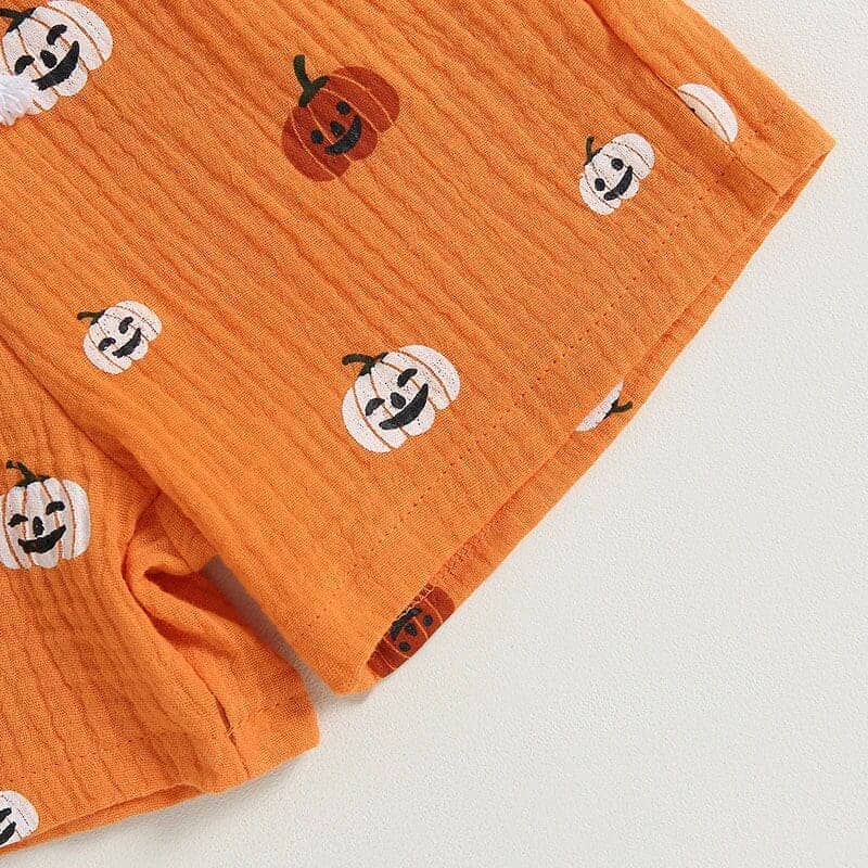 Short Sleeve Pumpkin Baby Set - Kumfy Kids (5)