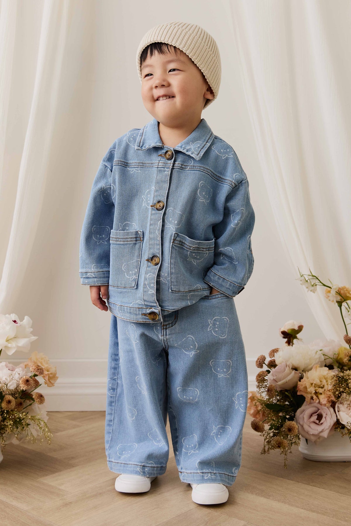 Abel Pant - Bowie Bear Denim - image 1
