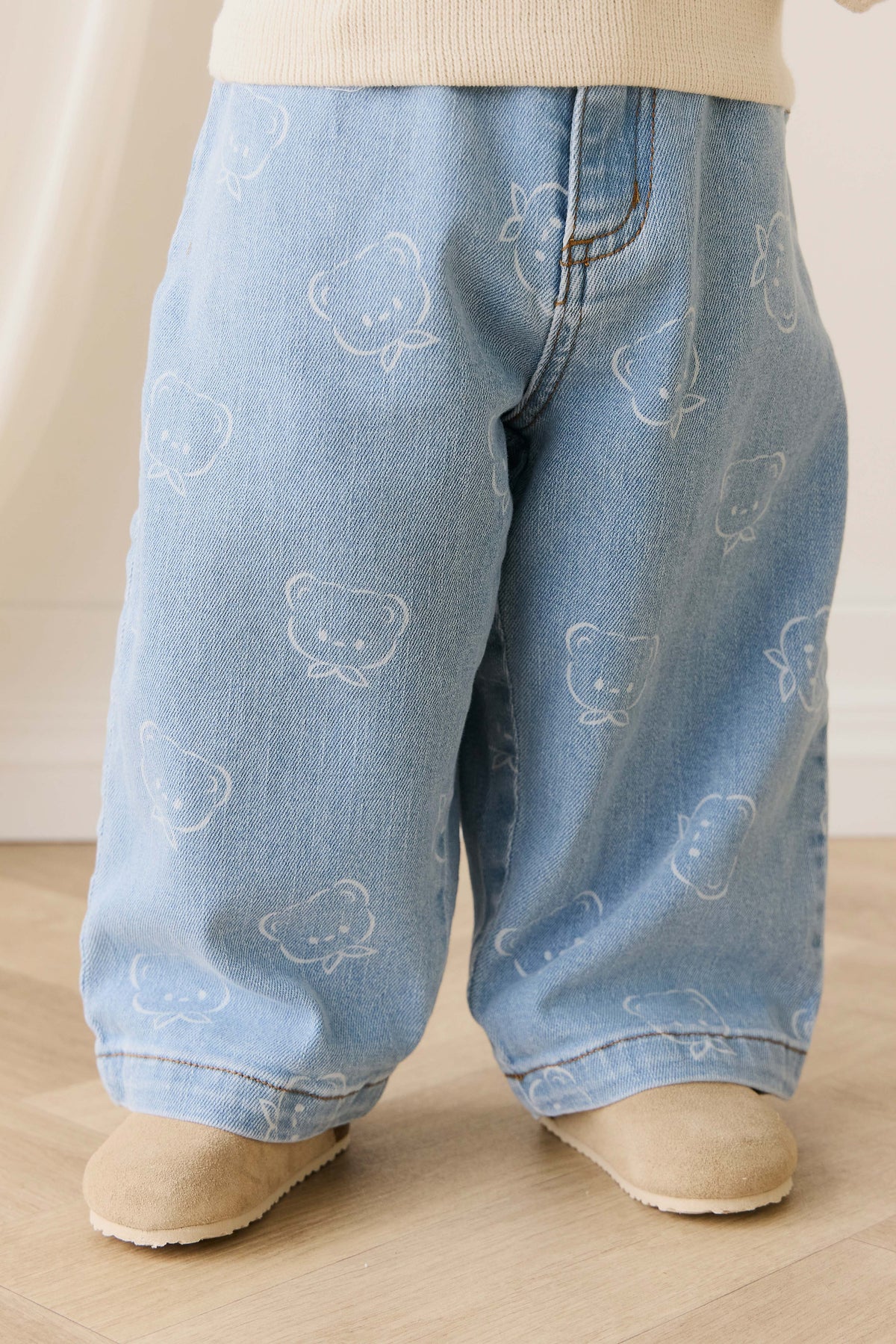Abel Pant - Bowie Bear Denim - image 3