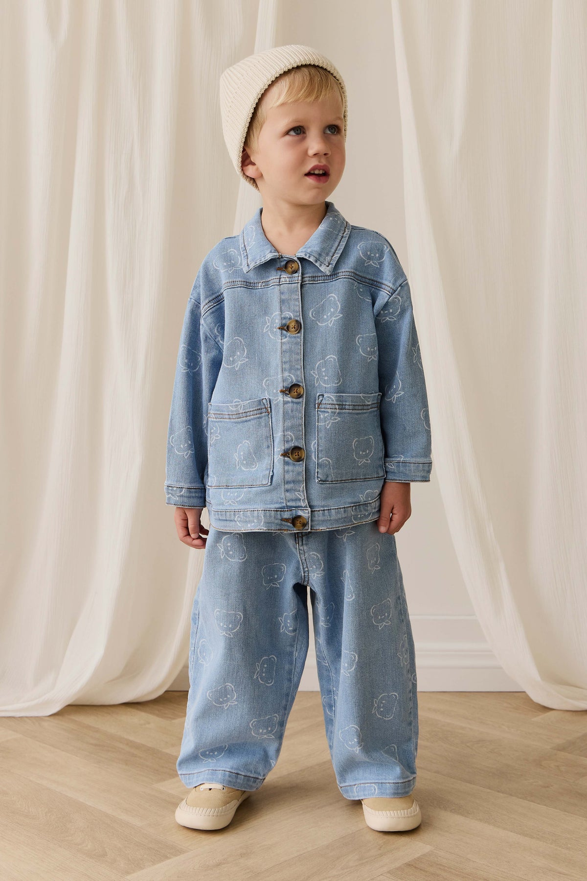 Abel Pant - Bowie Bear Denim - image 5