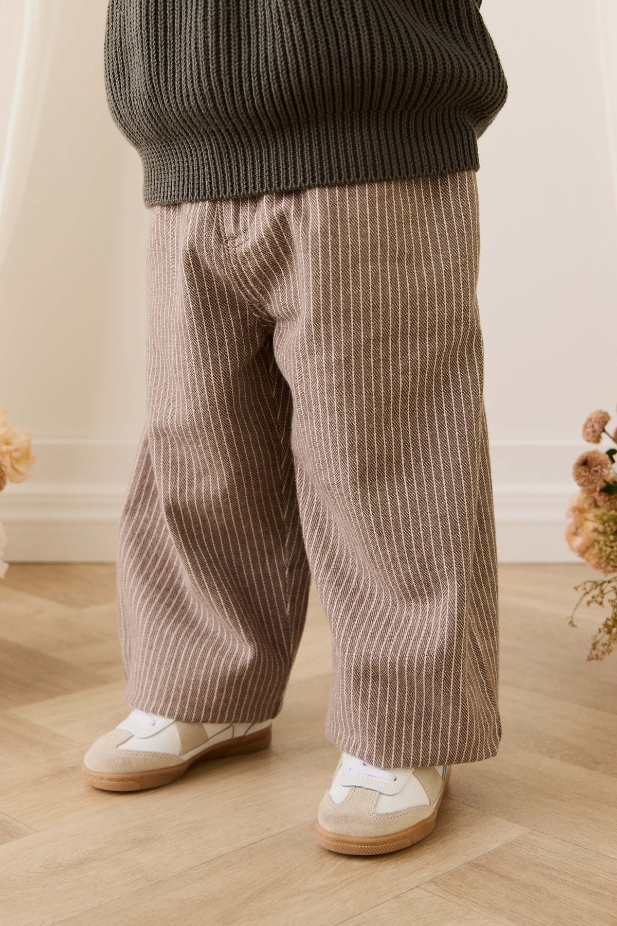 Abel Pant - Mini Pinstripe Cassava / Iroko - image 4