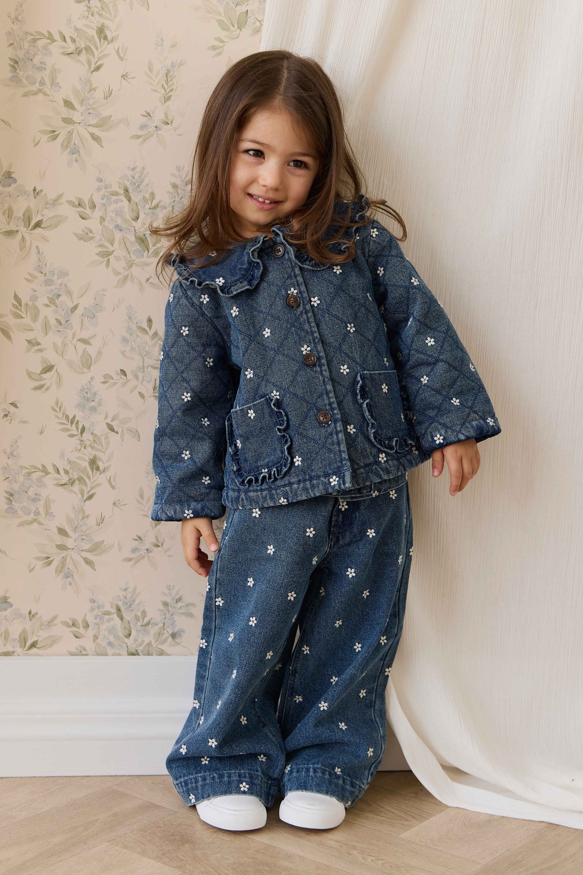 Amandine Jacket-Josie Floral Denim - image 11