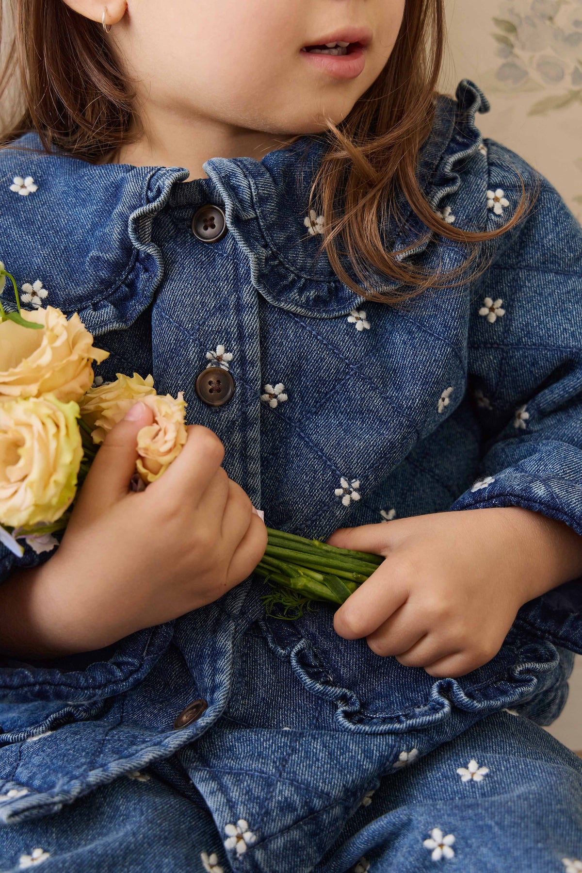 Amandine Jacket-Josie Floral Denim - image 12