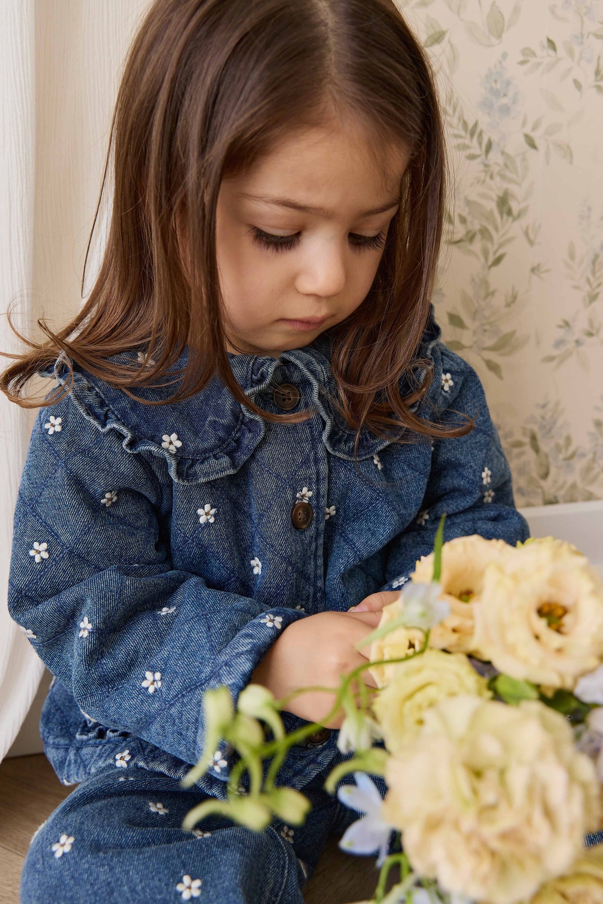 Amandine Jacket-Josie Floral Denim - image 3