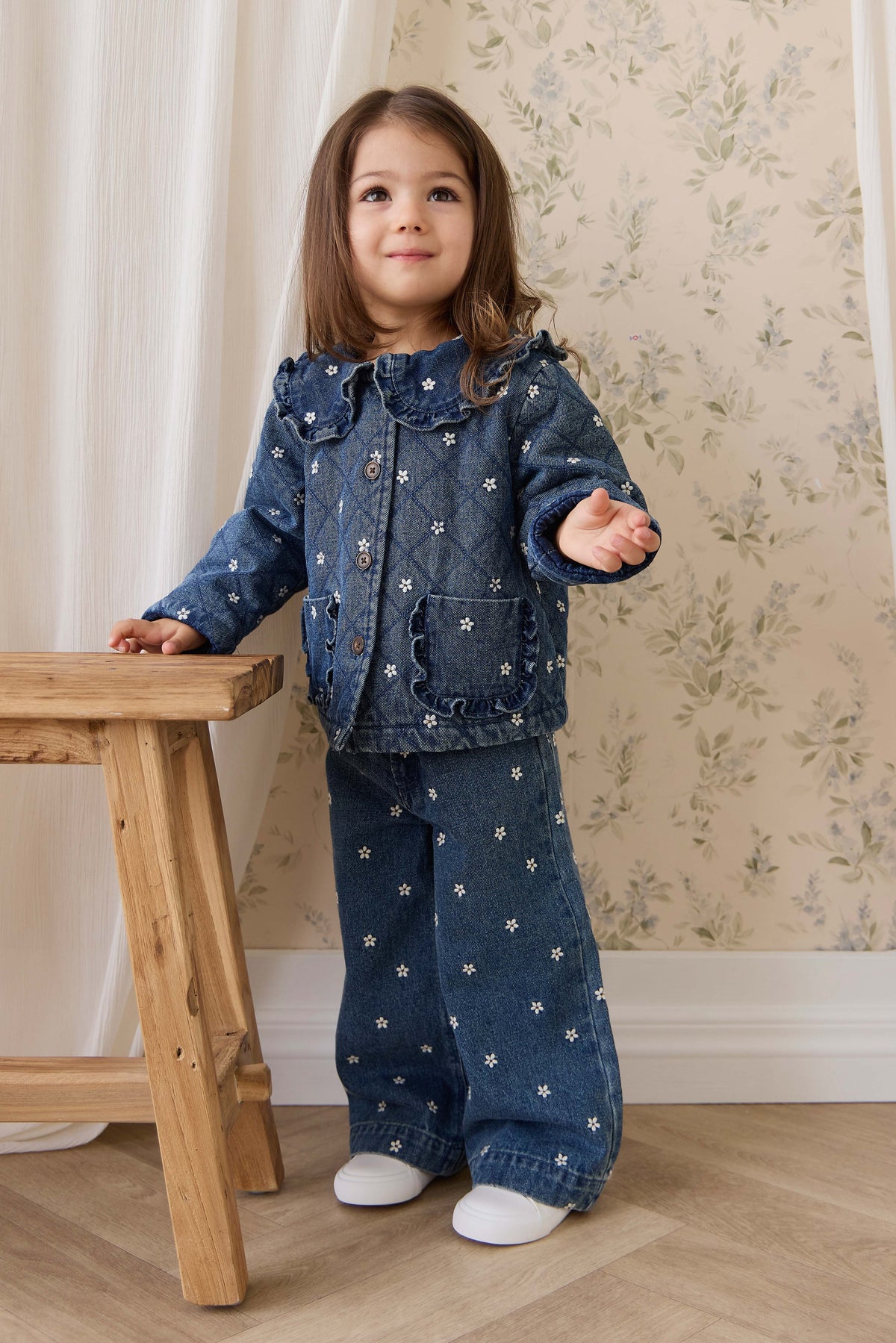 Amandine Jacket-Josie Floral Denim - image 4