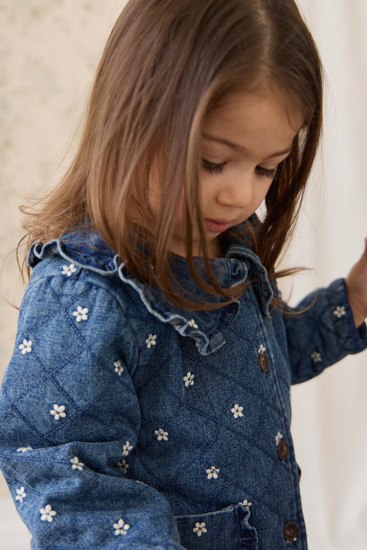Amandine Jacket-Josie Floral Denim - image 6
