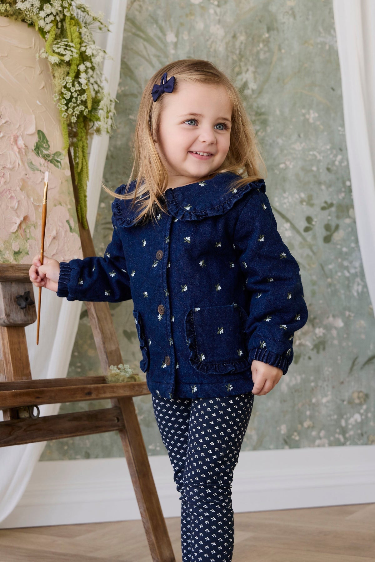 Amandine Jacket - Lisa Indigo - image 3