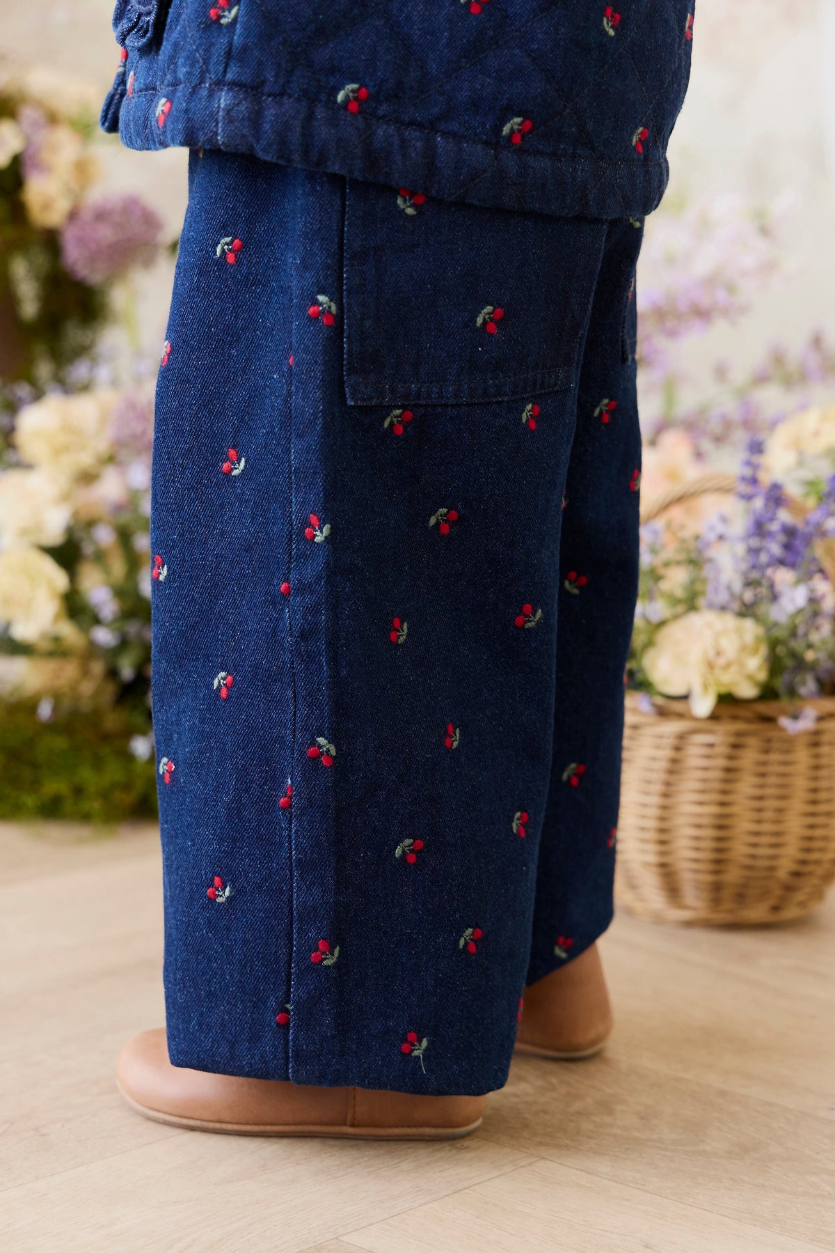 Amandine Pant - Cerise Denim - image 4