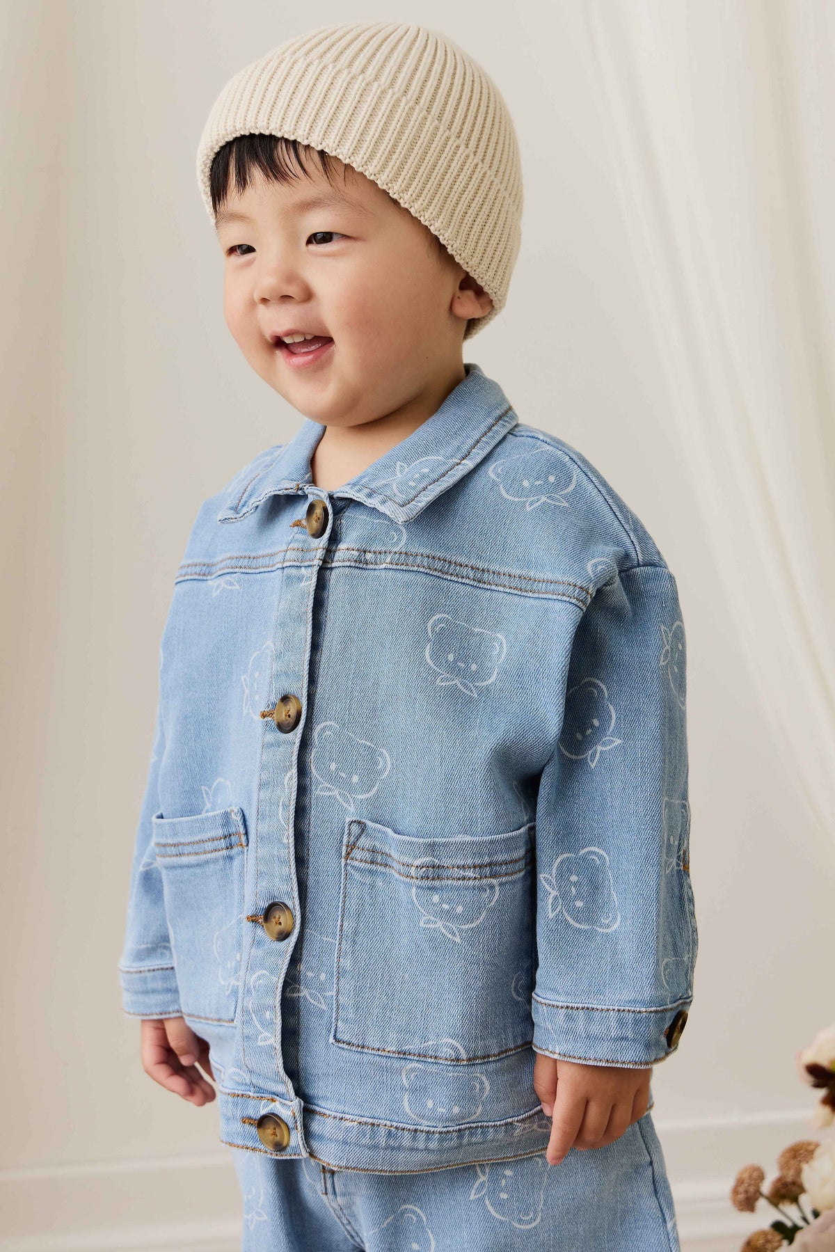 Axel Jacket - Bowie Bear Denim - image 1