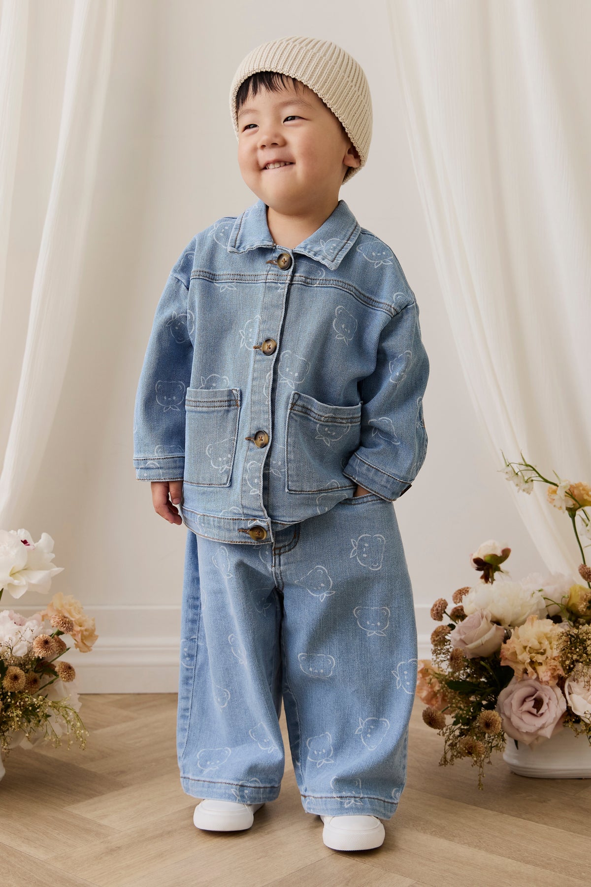 Axel Jacket - Bowie Bear Denim - image 5