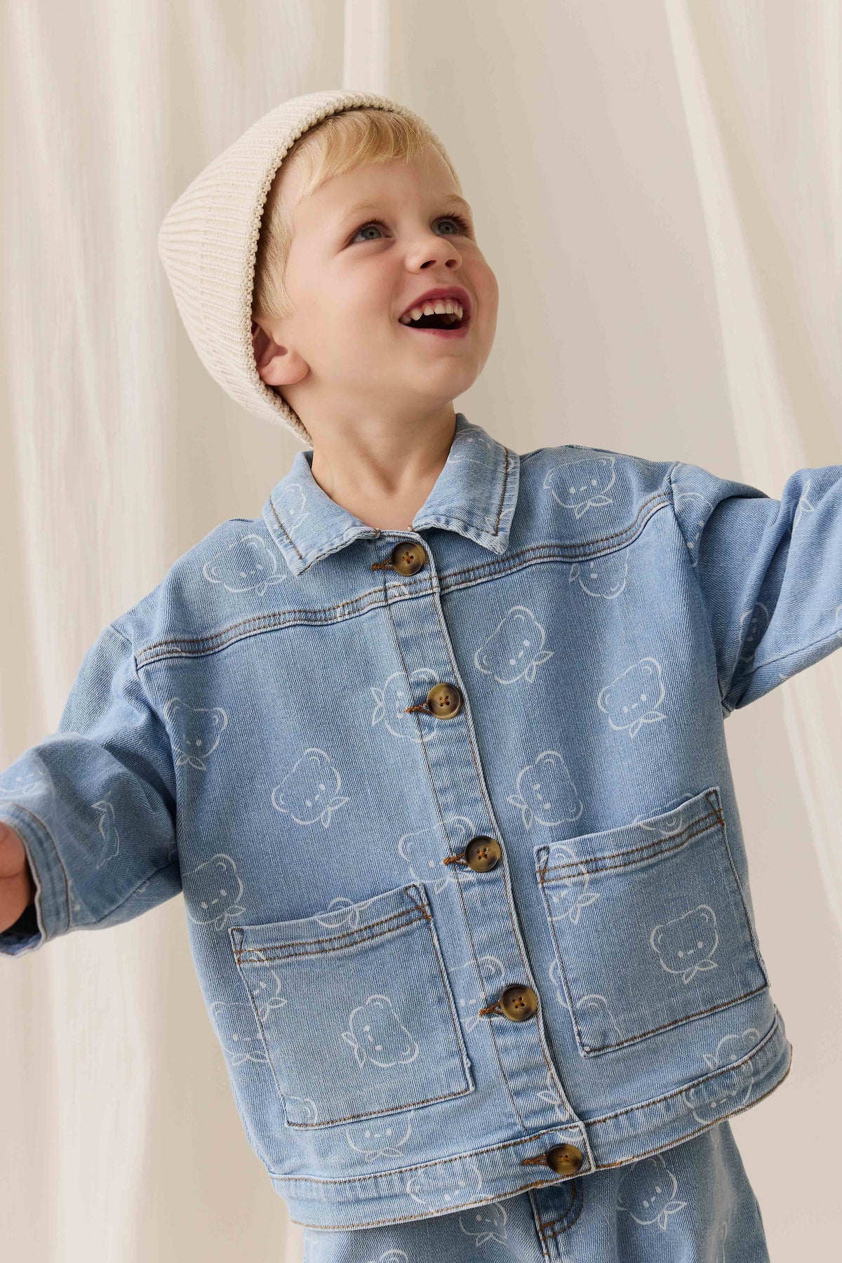 Axel Jacket - Bowie Bear Denim - image 7