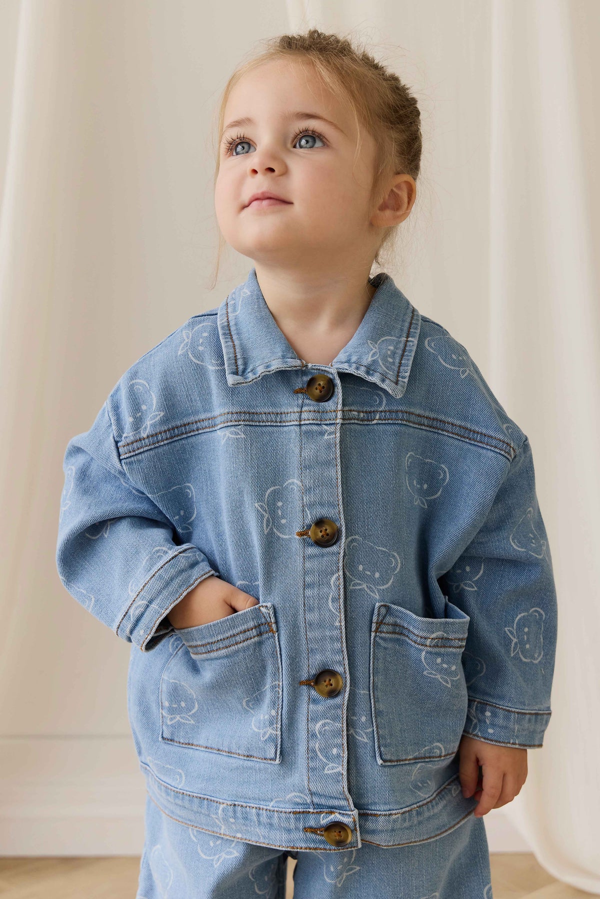 Axel Jacket - Bowie Bear Denim - image 9