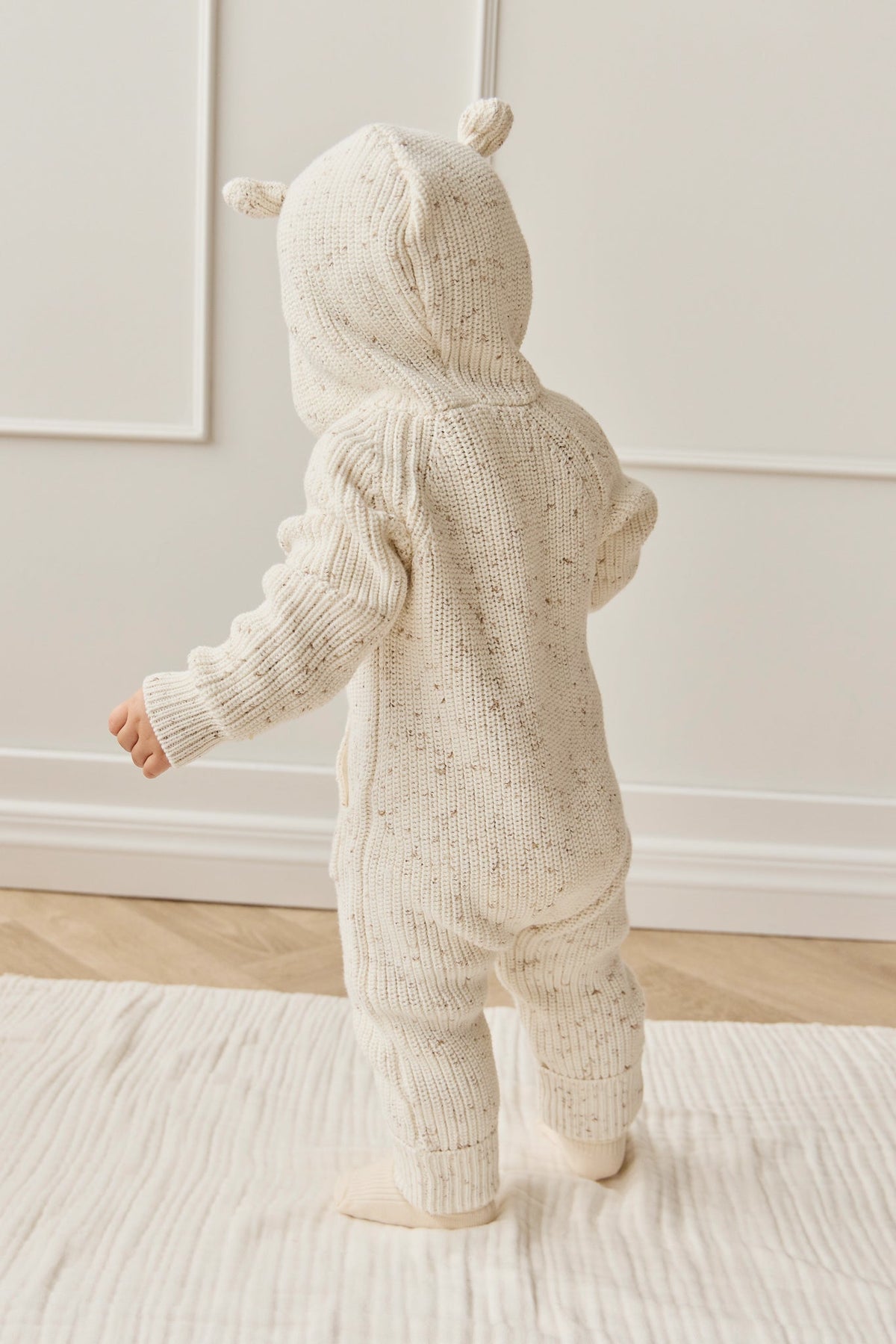 Bear Knit Onepiece - Pistachio Fleck - image 5