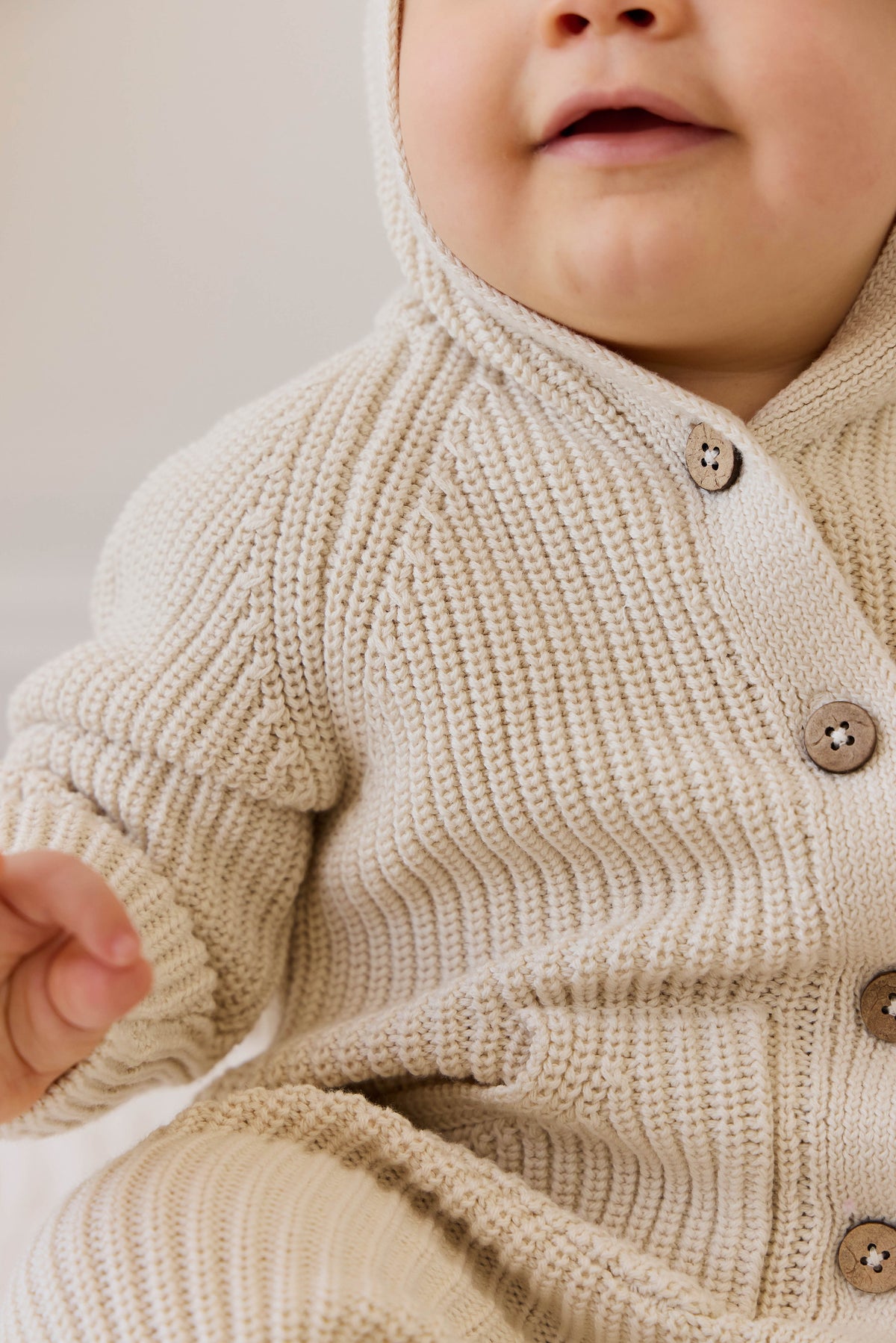 Bear Knit Onepiece - Vanilla - image 7