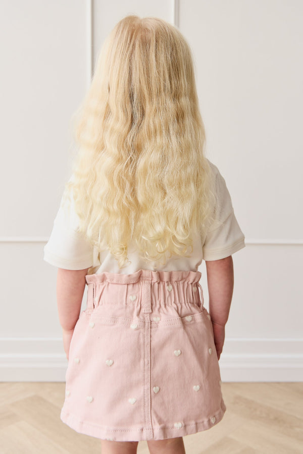 Briella Skirt - Petite Heart Peach