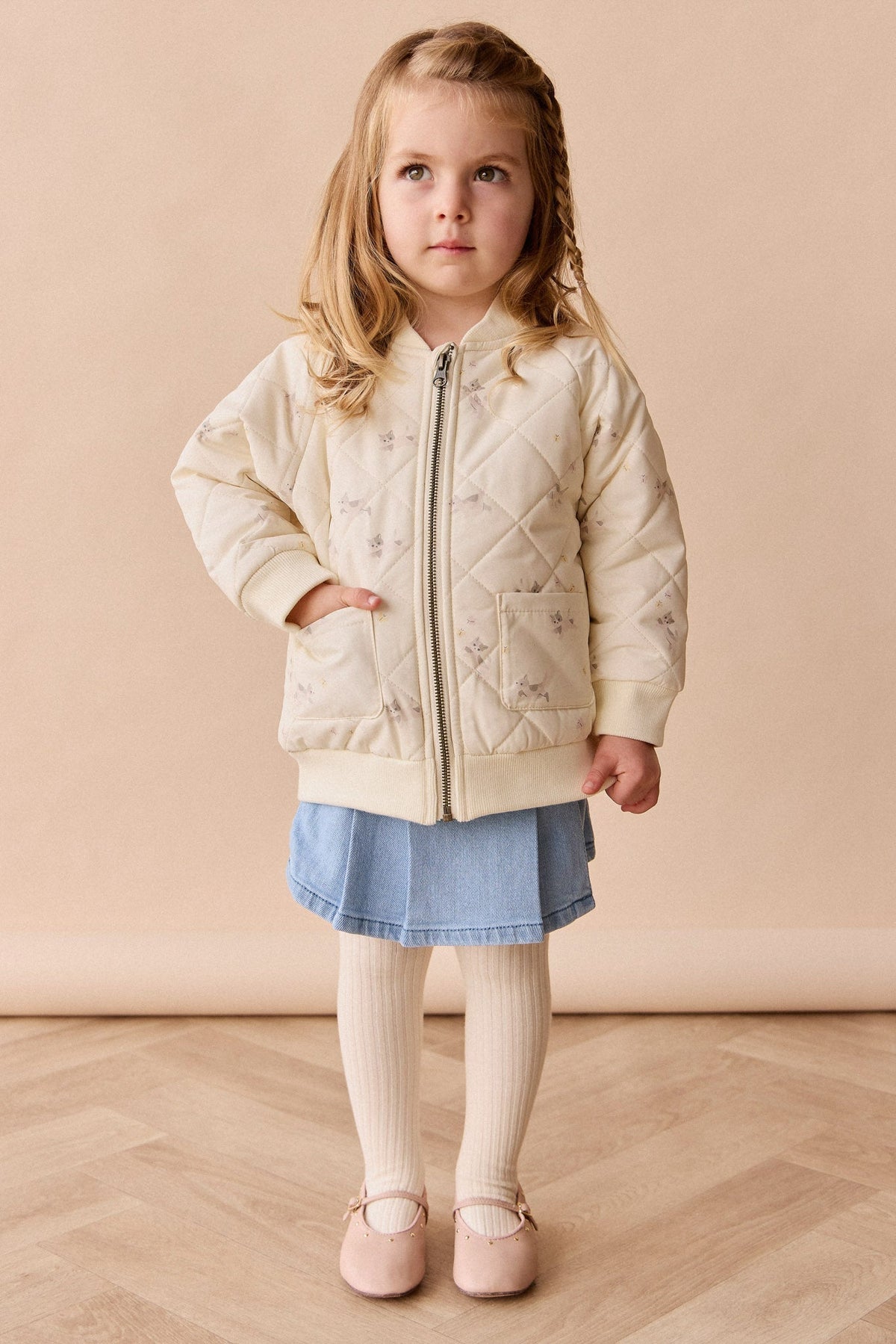 Cammy Jacket - Playful Kitten Whisper White - image 3