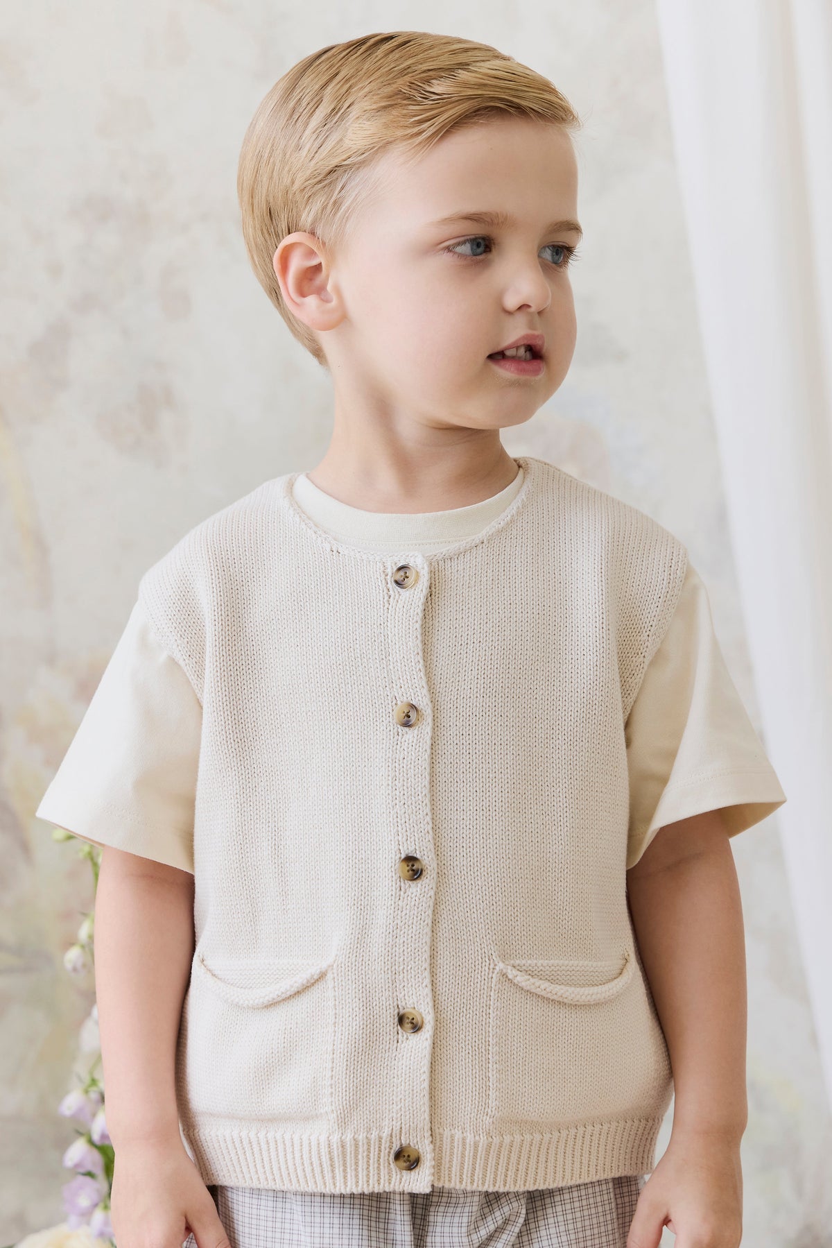 Flynn Vest - Vanilla - image 1