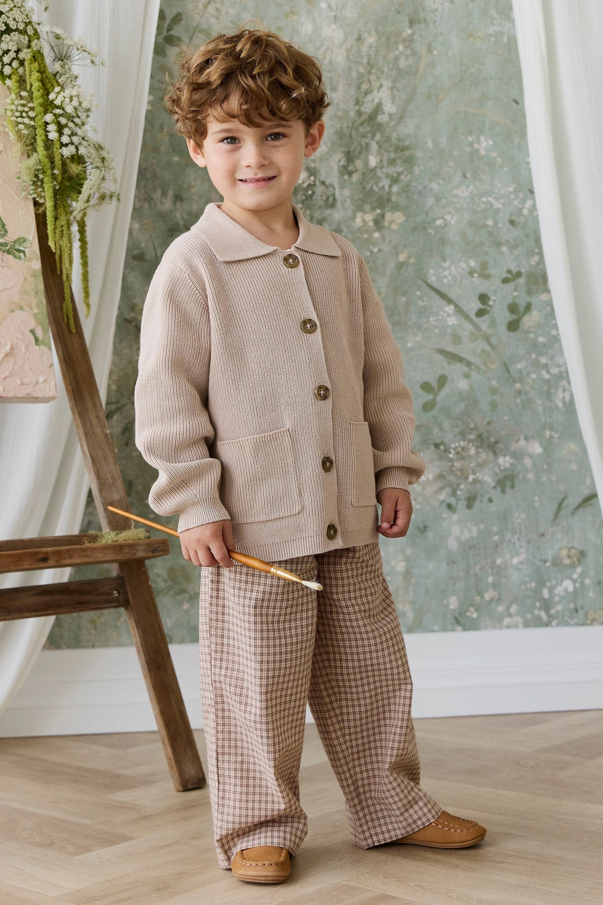 Ford Knit Jacket - Sand - image 1