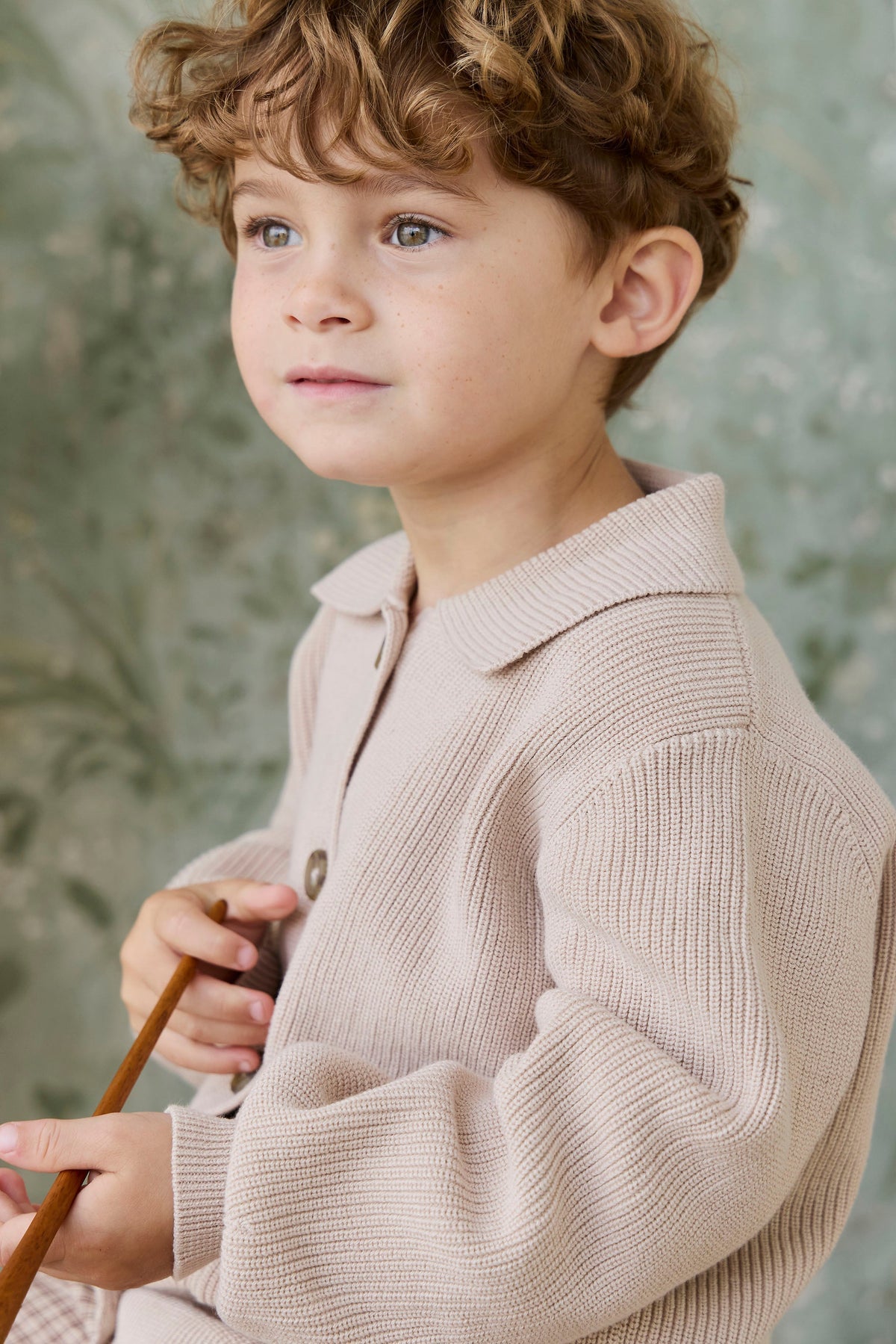 Ford Knit Jacket - Sand - image 11