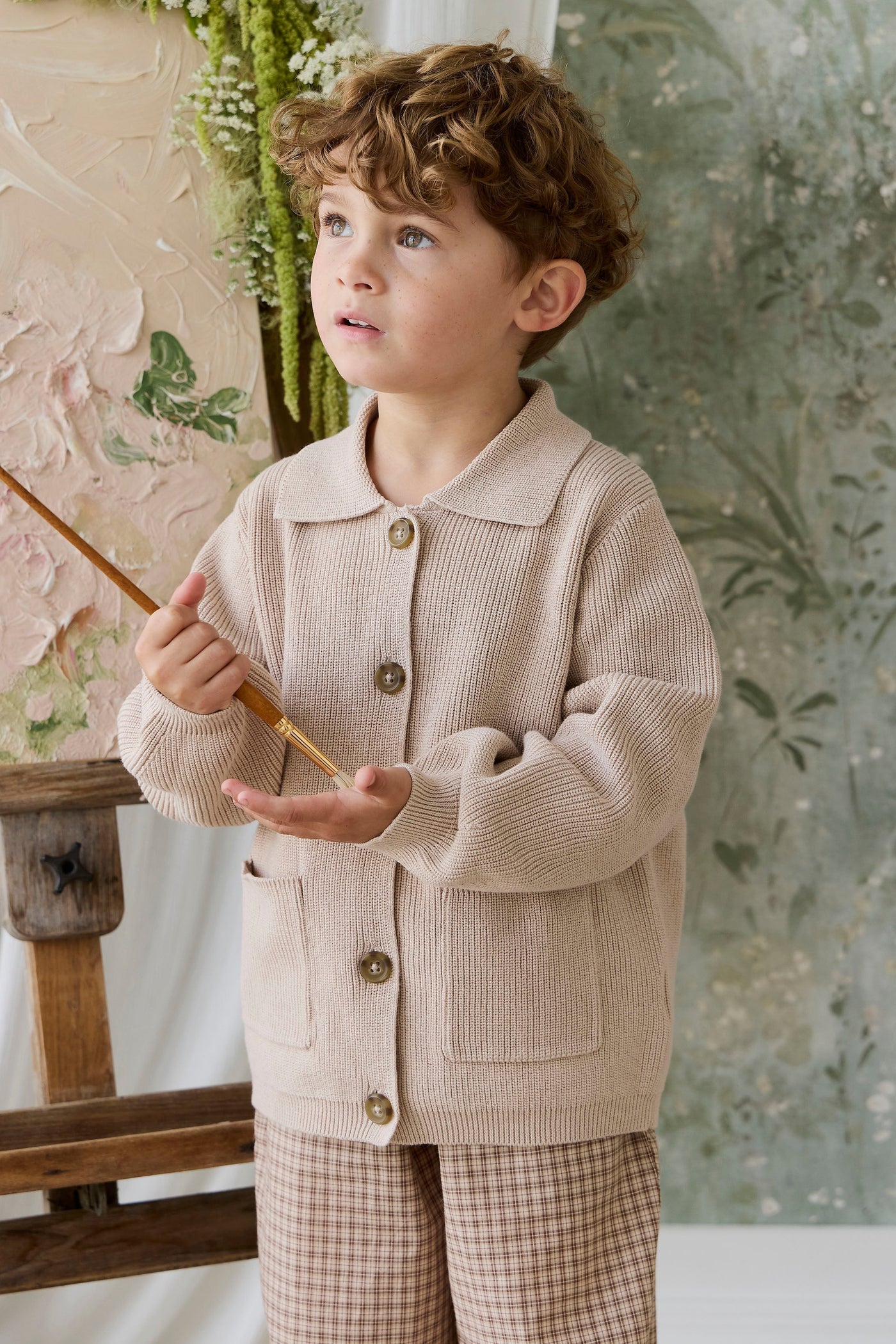 Ford Knit Jacket - Sand