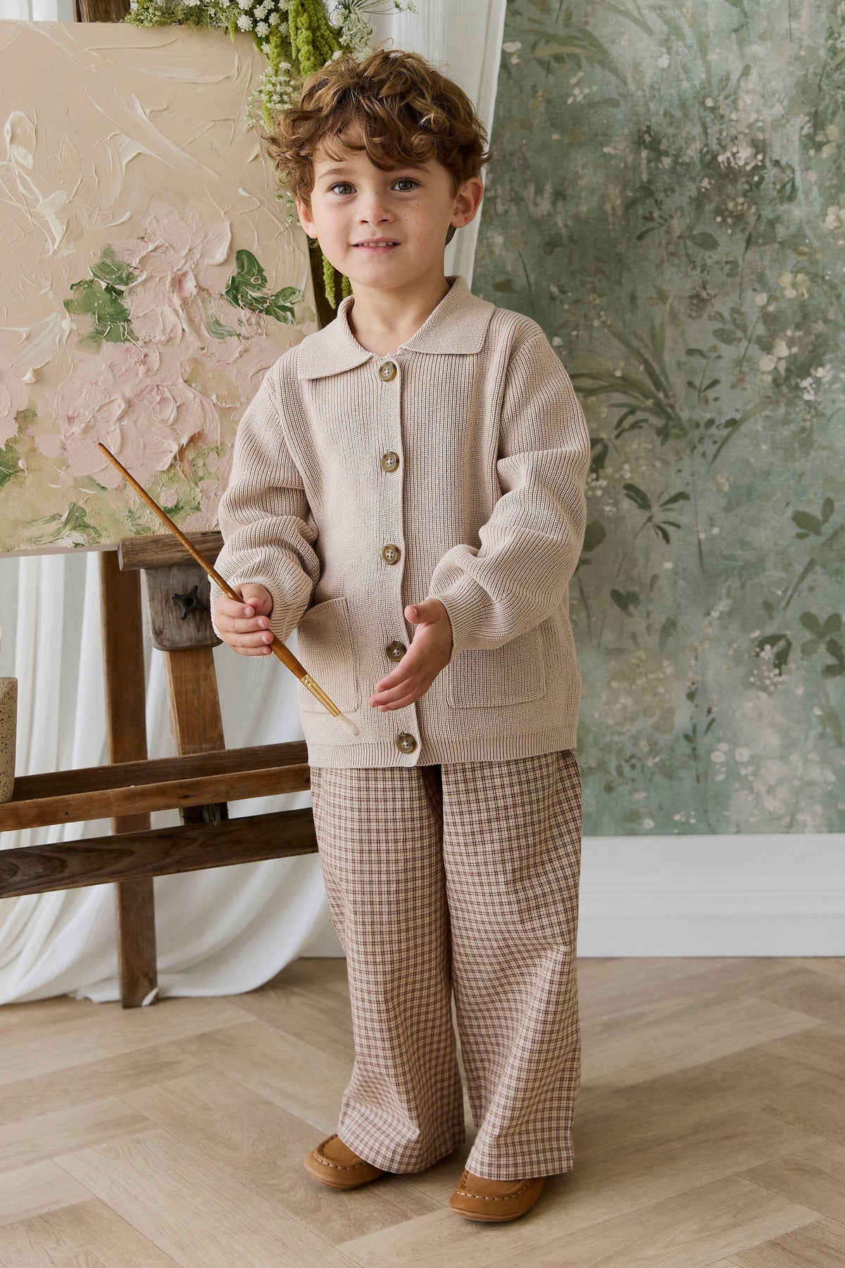 Ford Knit Jacket - Sand - image 4