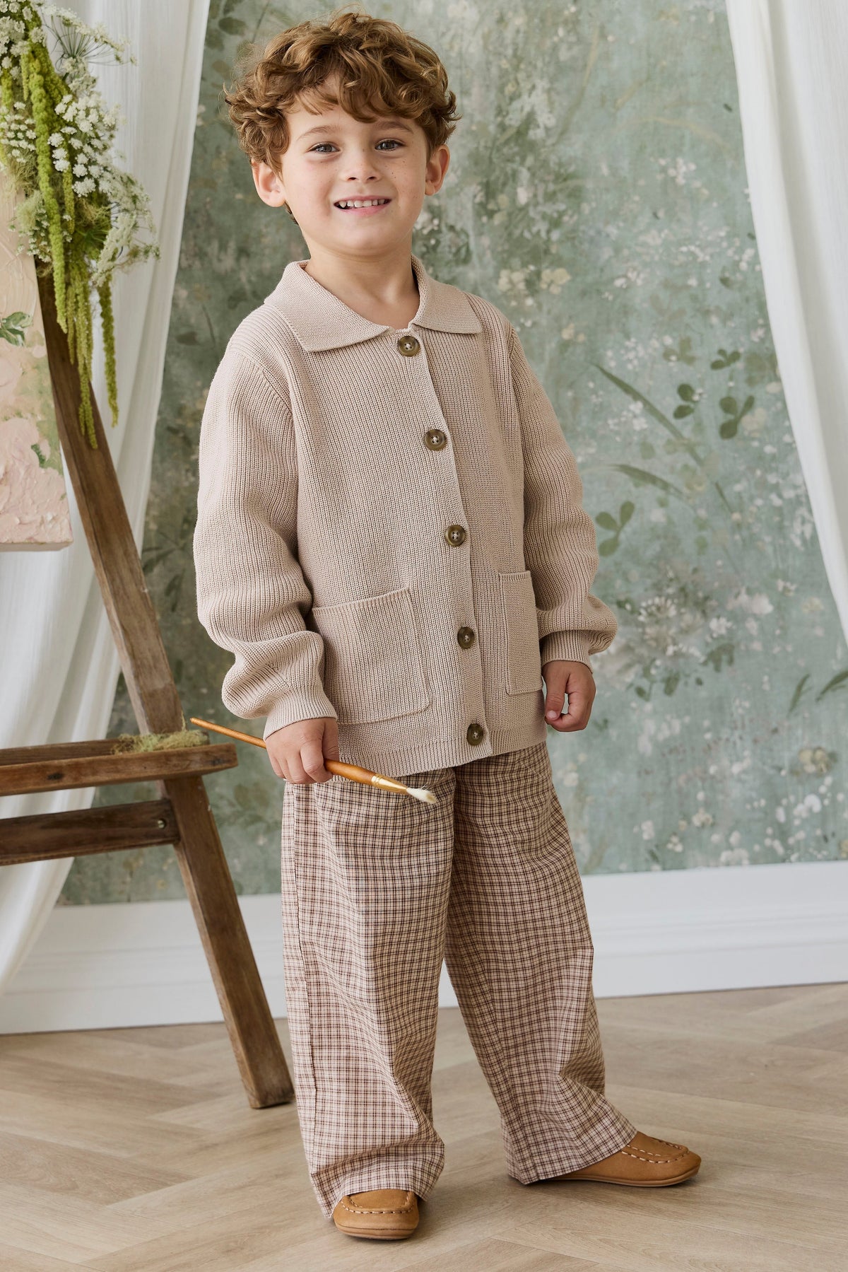 Ford Knit Jacket - Sand - image 6