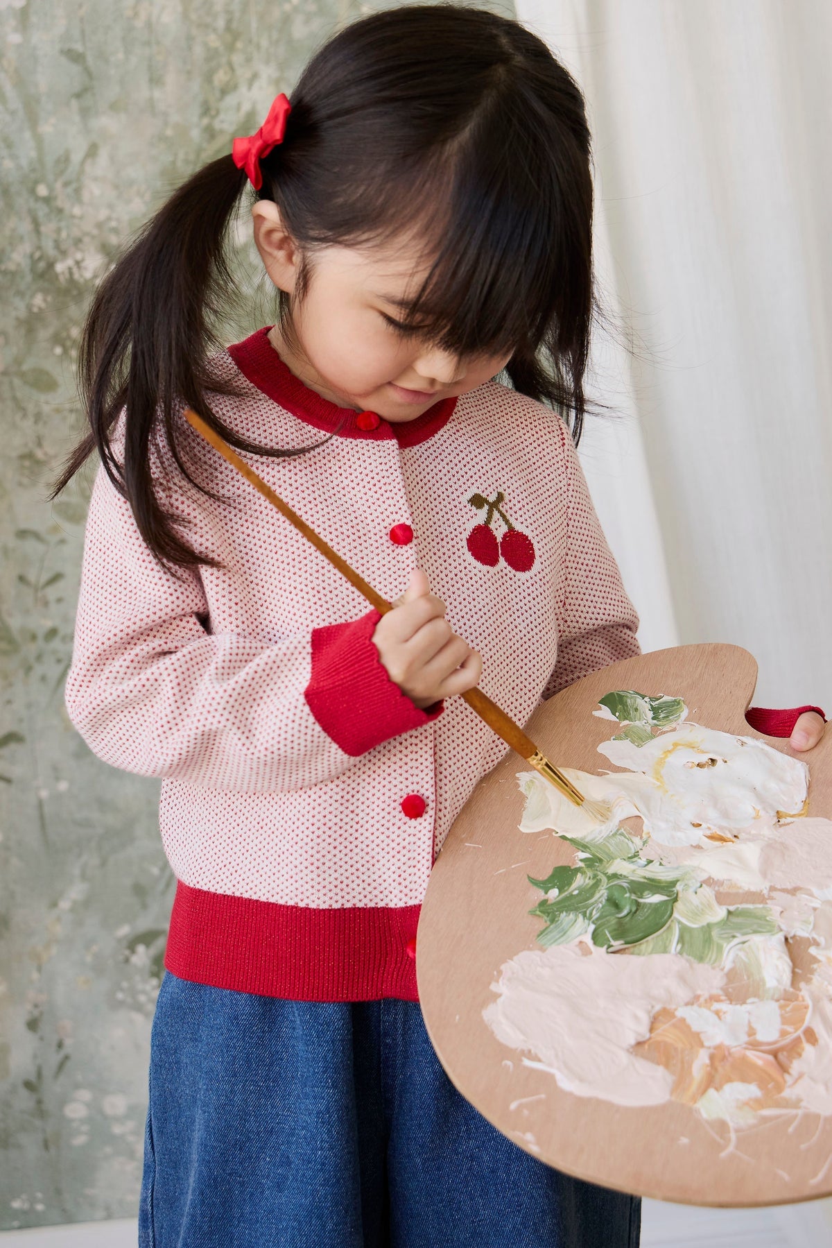 Liana Cardigan - Liana Cherry - image 8