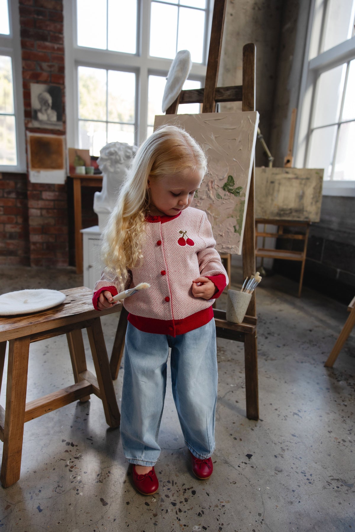 Liana Cardigan - Liana Cherry - image 9