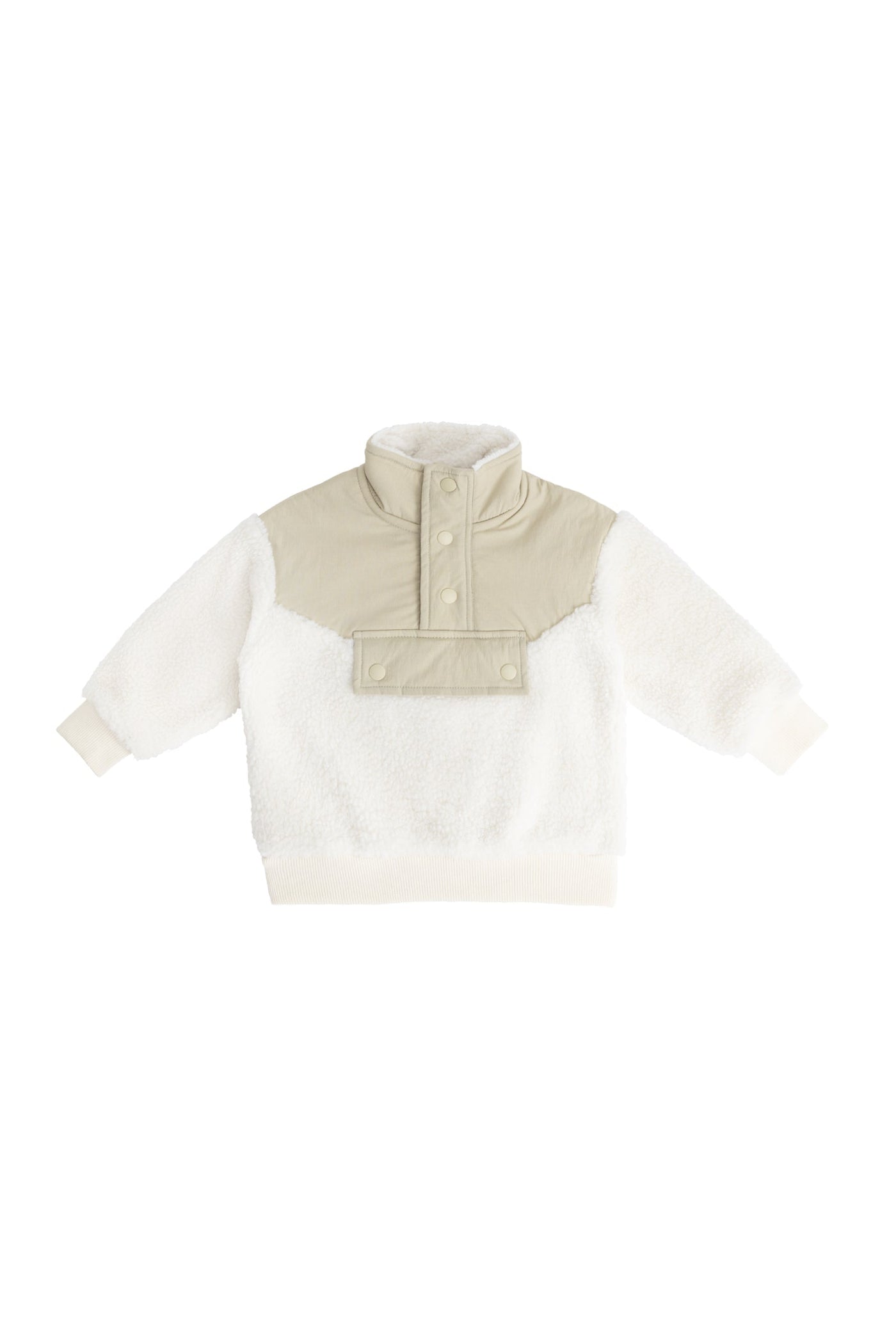 Mackenzie Sherpa Top - Natural/Sandy Brown
