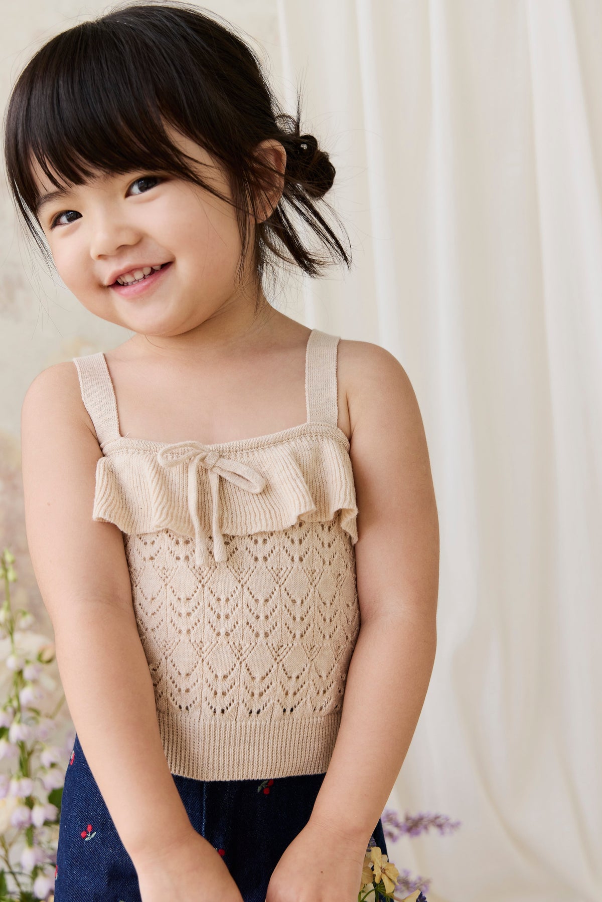 Melanie Top - Light Oatmeal Marle - image 1