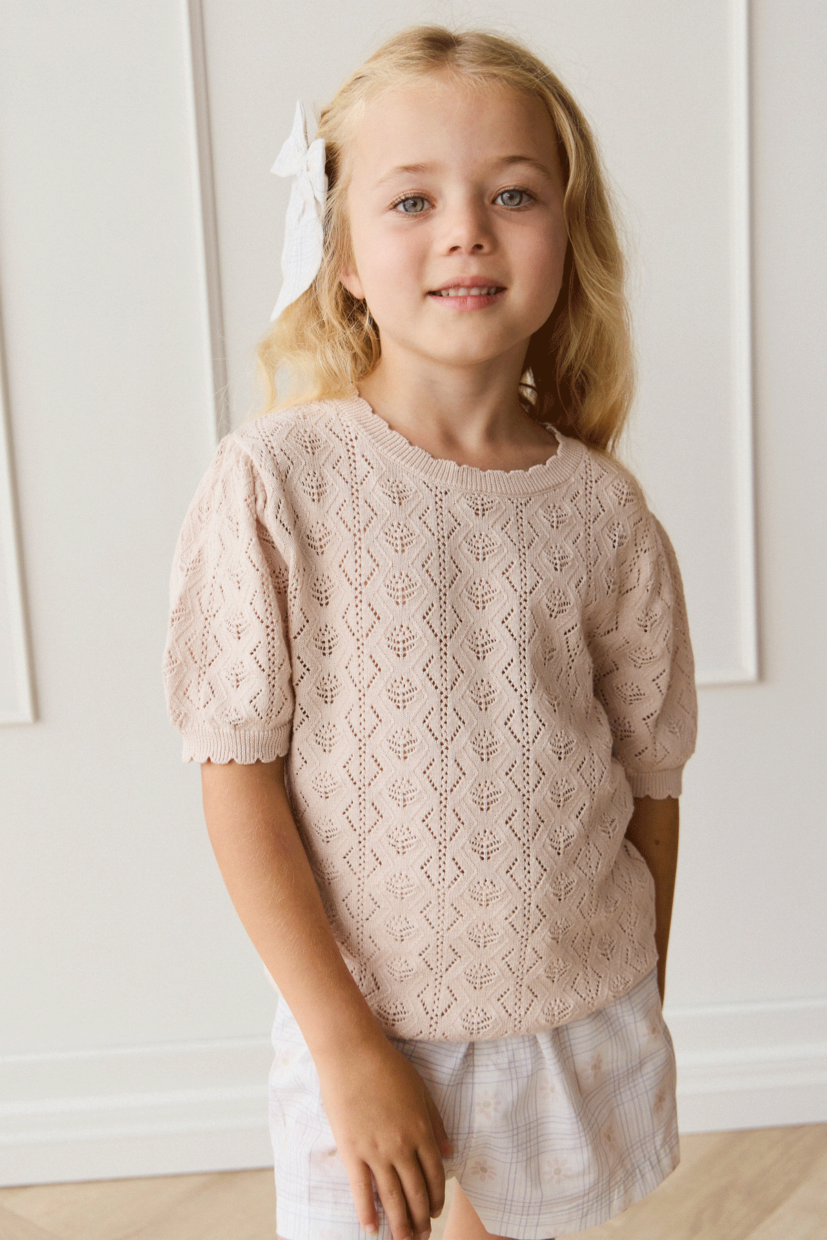 Mila Knitted Top - Dainty Pink - image 1