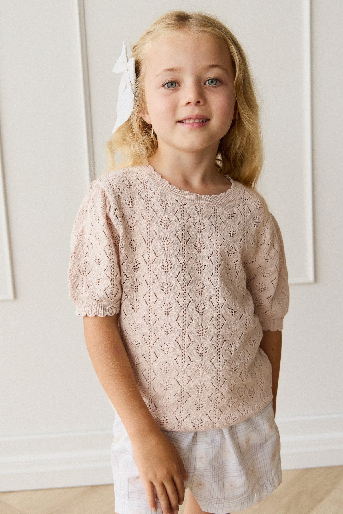 Mila Knitted Top - Dainty Pink - image 4