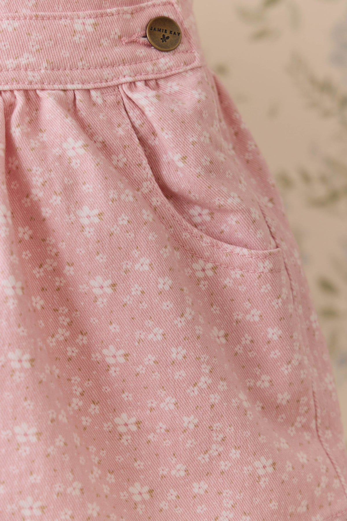 Norah Overall Dress-Paula Powder - image 7